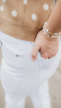 Load image into Gallery viewer, ACID WASHED HIGH WAIST FRAYED HEM PANTS
