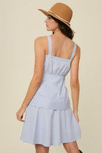 Load image into Gallery viewer, Stripe Sleeveless Midi Dress with Waist
