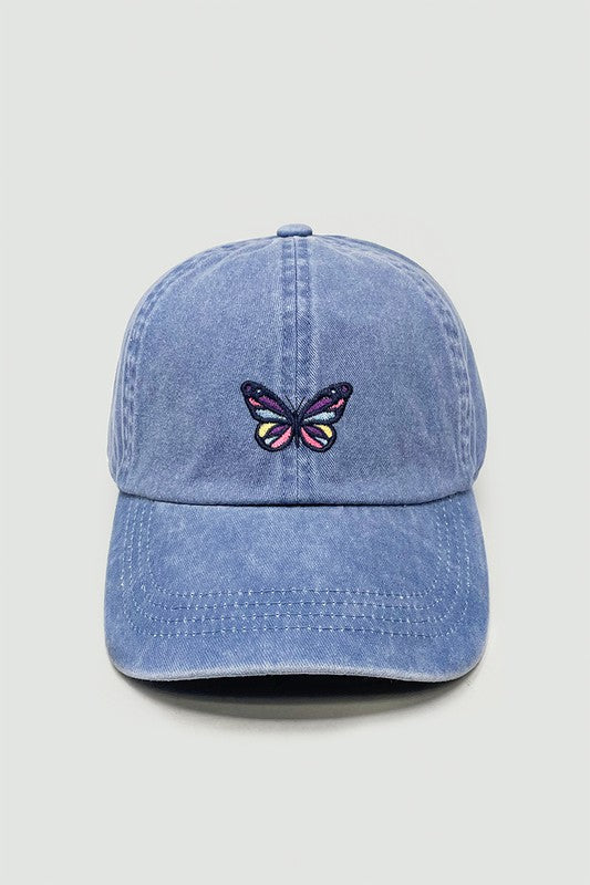 Colorful Butterfly Baseball Caps