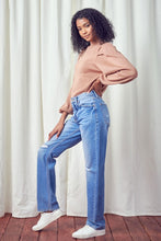 Load image into Gallery viewer, ULTRA HIGH RISE STRAIGHT JEANS
