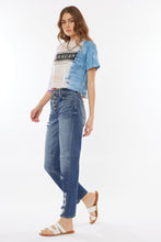 Load image into Gallery viewer, High Rise Exposed Button Fly Straight Fit Jeans

