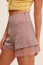 Load image into Gallery viewer, Mesh Lace Bottom Shorts
