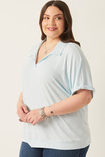 Load image into Gallery viewer, Plus Soft Knit Open Collar Dolman Sleeve
