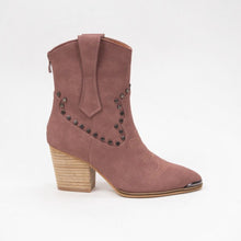 Load image into Gallery viewer, Pink Western Ankle Boot
