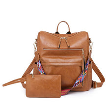 Load image into Gallery viewer, Guitar strap backpack bag with wristlet
