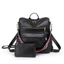 Load image into Gallery viewer, Guitar strap backpack bag with wristlet
