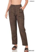 Load image into Gallery viewer, HIGH RISE CORDUROY PANTS
