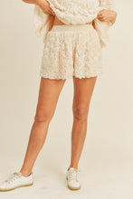 Load image into Gallery viewer, ROSE TEXTURED BABYDOLL TOP AND SHORTS SET
