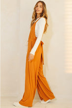 Load image into Gallery viewer, Rib Knit Wide Leg Jumpsuit
