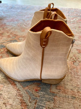 Load image into Gallery viewer, Victoria Faux Croc Bootie
