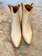 Load image into Gallery viewer, Victoria Faux Croc Bootie
