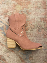 Load image into Gallery viewer, Pink Western Ankle Boot
