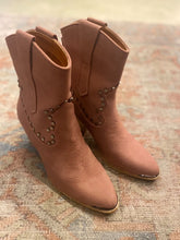 Load image into Gallery viewer, Pink Western Ankle Boot
