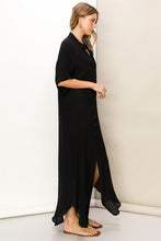 Load image into Gallery viewer, COVER-UP SHIRT MAXI DRESS
