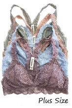 Load image into Gallery viewer, Plus Lace Racerback Bralette
