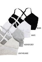 Load image into Gallery viewer, Cotton jersey long line bralette
