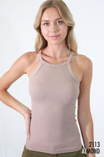 Load image into Gallery viewer, Highneck Ribbed Tank

