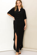 Load image into Gallery viewer, COVER-UP SHIRT MAXI DRESS
