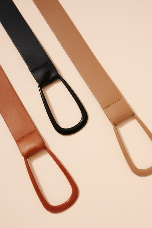 Skinny Genuine leather belt