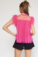 Load image into Gallery viewer, Mock neck ruffle sleeve top
